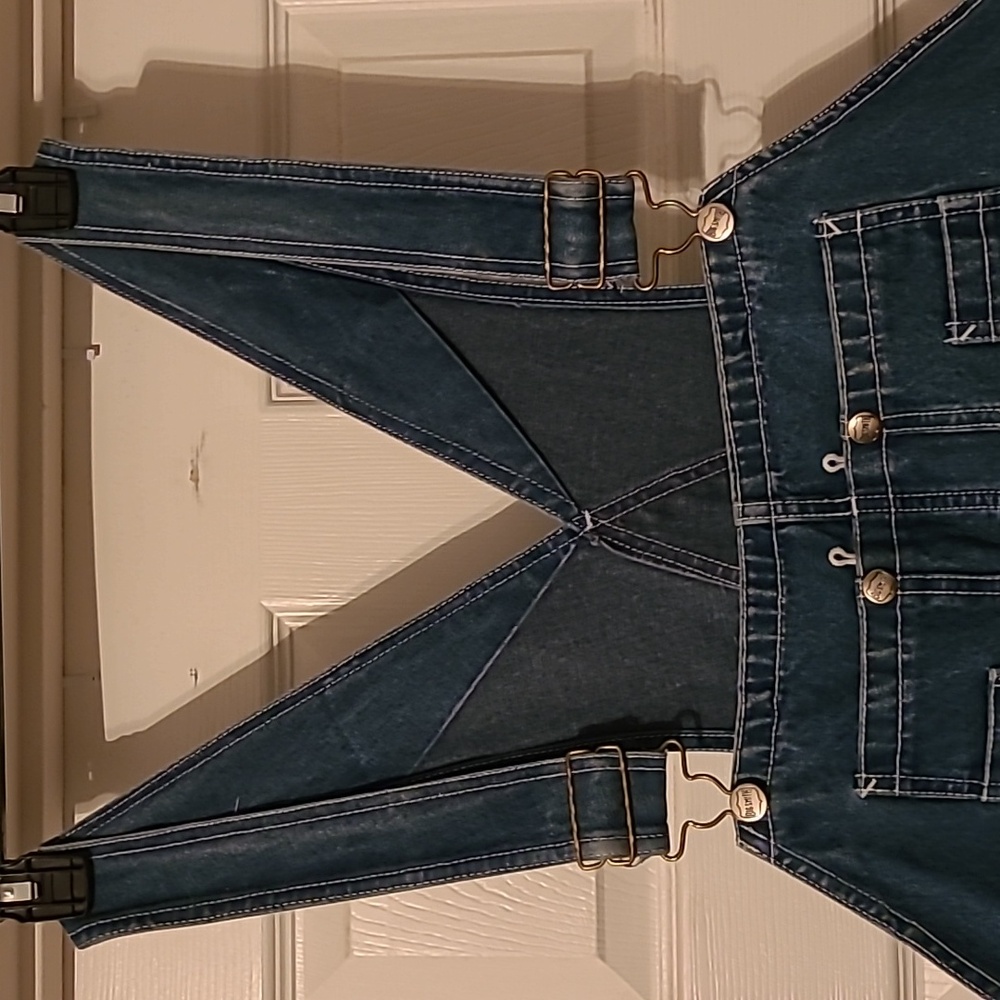 Big Smith Blue Denim Overalls 56x32 - Picture 3 of 12